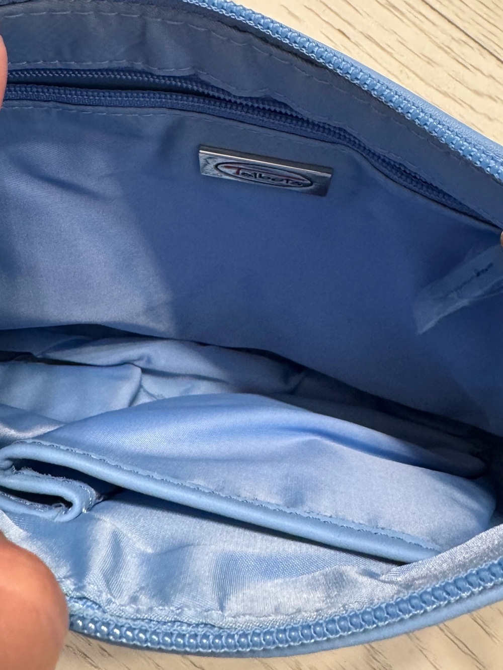 Talbots Light Blue Hobo Shoulder Bag - Picture 7 of 9